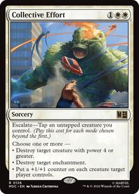 Collective Effort, Commander: Marvel Super Heroes