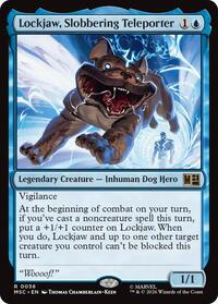 Lockjaw, Slobbering Teleporter (Surge Foil), Commander: Marvel Super Heroes