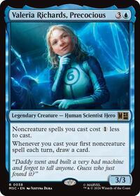 Valeria Richards, Precocious (Surge Foil), Commander: Marvel Super Heroes