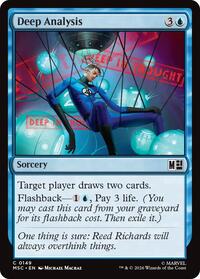 Deep Analysis (Surge Foil), Commander: Marvel Super Heroes