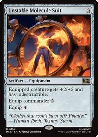 Unstable Molecule Suit (Surge Foil), Commander: Marvel Super Heroes