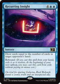 Recurring Insight (Surge Foil), Commander: Marvel Super Heroes
