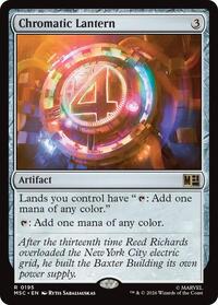 Chromatic Lantern (Surge Foil), Commander: Marvel Super Heroes