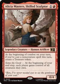 Alicia Masters, Skilled Sculptor, Commander: Marvel Super Heroes