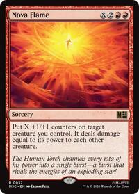 Nova Flame, Commander: Marvel Super Heroes