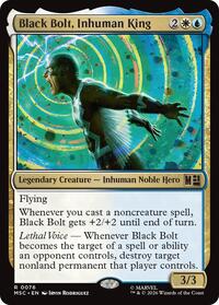 Black Bolt, Inhuman King, Commander: Marvel Super Heroes