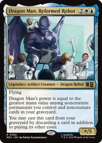 Dragon Man, Reformed Robot (Surge Foil), Commander: Marvel Super Heroes