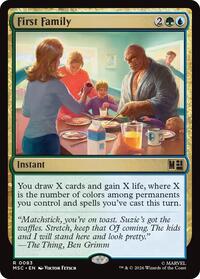 First Family (Surge Foil), Commander: Marvel Super Heroes