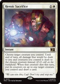 Heroic Sacrifice (Surge Foil), Commander: Marvel Super Heroes