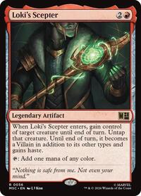 Loki's Scepter (Surge Foil), Commander: Marvel Super Heroes