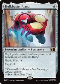 Hulkbuster Armor (Surge Foil), Commander: Marvel Super Heroes