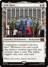 Folk Hero (Surge Foil), Commander: Marvel Super Heroes