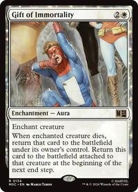 Gift of Immortality (Surge Foil), Commander: Marvel Super Heroes