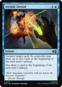 Arcane Denial (Surge Foil), Commander: Marvel Super Heroes