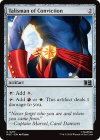 Talisman of Conviction (Surge Foil), Commander: Marvel Super Heroes