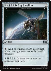 S.H.I.E.L.D. Spy Satellite - Fellwar Stone (Surge Foil), Commander: Marvel Super Heroes