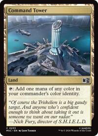 Command Tower (0233) (Surge Foil), Commander: Marvel Super Heroes