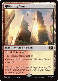 Glittering Massif (Surge Foil), Commander: Marvel Super Heroes