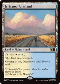 Irrigated Farmland (Surge Foil), Commander: Marvel Super Heroes