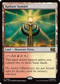 Radiant Summit (Surge Foil), Commander: Marvel Super Heroes