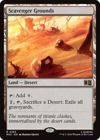 Scavenger Grounds (Surge Foil), Commander: Marvel Super Heroes