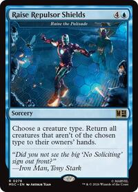 Raise Repulsor Shields - Raise the Palisade (Surge Foil), Commander: Marvel Super Heroes