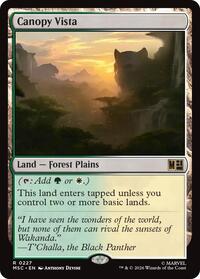 Canopy Vista (Surge Foil), Commander: Marvel Super Heroes