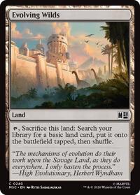 Evolving Wilds (Surge Foil), Commander: Marvel Super Heroes