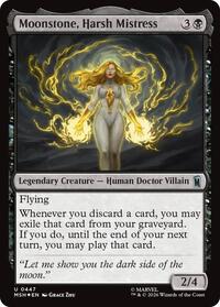 Moonstone, Harsh Mistress (Surge Foil), Marvel Super Heroes