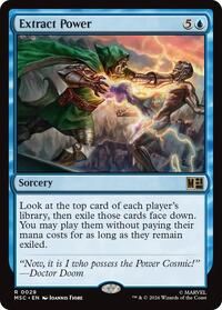 Extract Power, Commander: Marvel Super Heroes