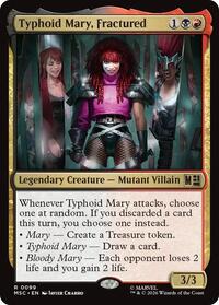 Typhoid Mary, Fractured (Surge Foil), Commander: Marvel Super Heroes