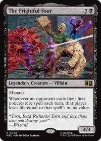 The Frightful Four (Surge Foil), Commander: Marvel Super Heroes