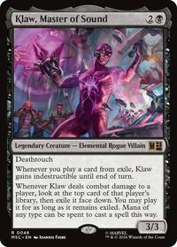 Klaw, Master of Sound (Surge Foil), Commander: Marvel Super Heroes