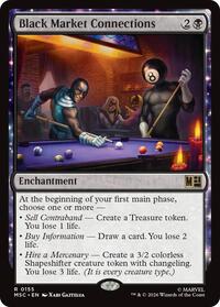 Black Market Connections (Surge Foil), Commander: Marvel Super Heroes