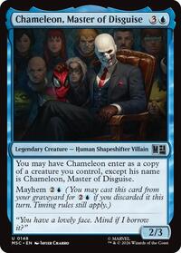 Chameleon, Master of Disguise (Surge Foil), Commander: Marvel Super Heroes