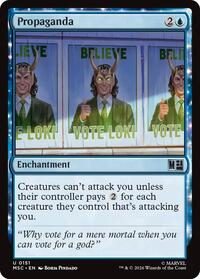 Propaganda (Surge Foil), Commander: Marvel Super Heroes