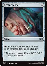 Arcane Signet (0193), Commander: Marvel Super Heroes