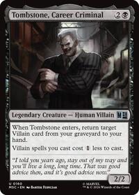 Tombstone, Career Criminal (0160) (Surge Foil), Commander: Marvel Super Heroes