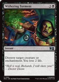 Withering Torment, Commander: Marvel Super Heroes