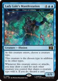 Lady Loki's Manifestation - Titan of Littjara, Commander: Marvel Super Heroes