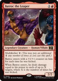 Batroc the Leaper (Surge Foil), Commander: Marvel Super Heroes