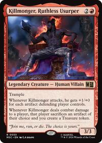 Killmonger, Ruthless Usurper (Surge Foil), Commander: Marvel Super Heroes