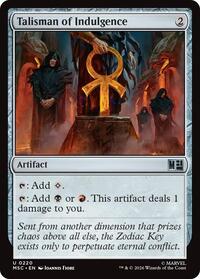 Talisman of Indulgence, Commander: Marvel Super Heroes