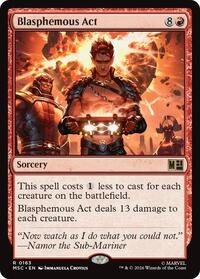 Blasphemous Act, Commander: Marvel Super Heroes