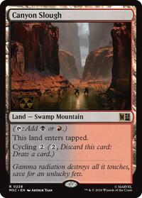 Canyon Slough (Surge Foil), Commander: Marvel Super Heroes