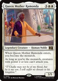 Queen Mother Ramonda, Commander: Marvel Super Heroes