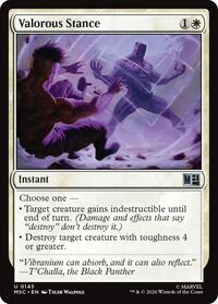 Valorous Stance, Commander: Marvel Super Heroes