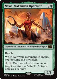 Nakia, Wakandan Operative, Commander: Marvel Super Heroes