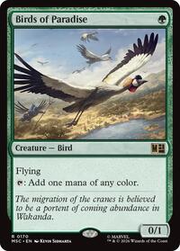Birds of Paradise, Commander: Marvel Super Heroes