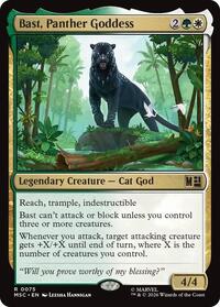 Bast, Panther Goddess, Commander: Marvel Super Heroes
